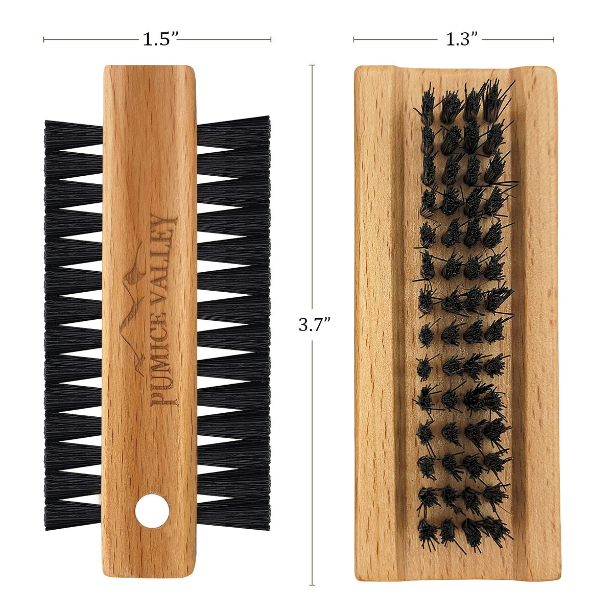 Pumice Valley brush exfoliating foot sole to loosen dead skin and debris