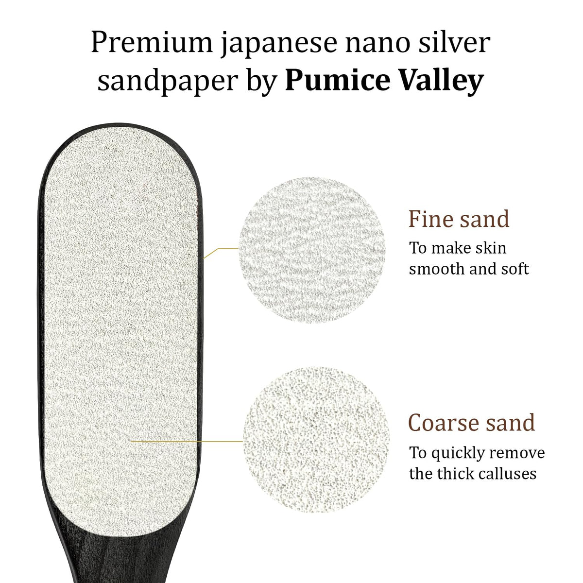 Pumice Valley handle detail demonstrating ergonomic grip for safer control