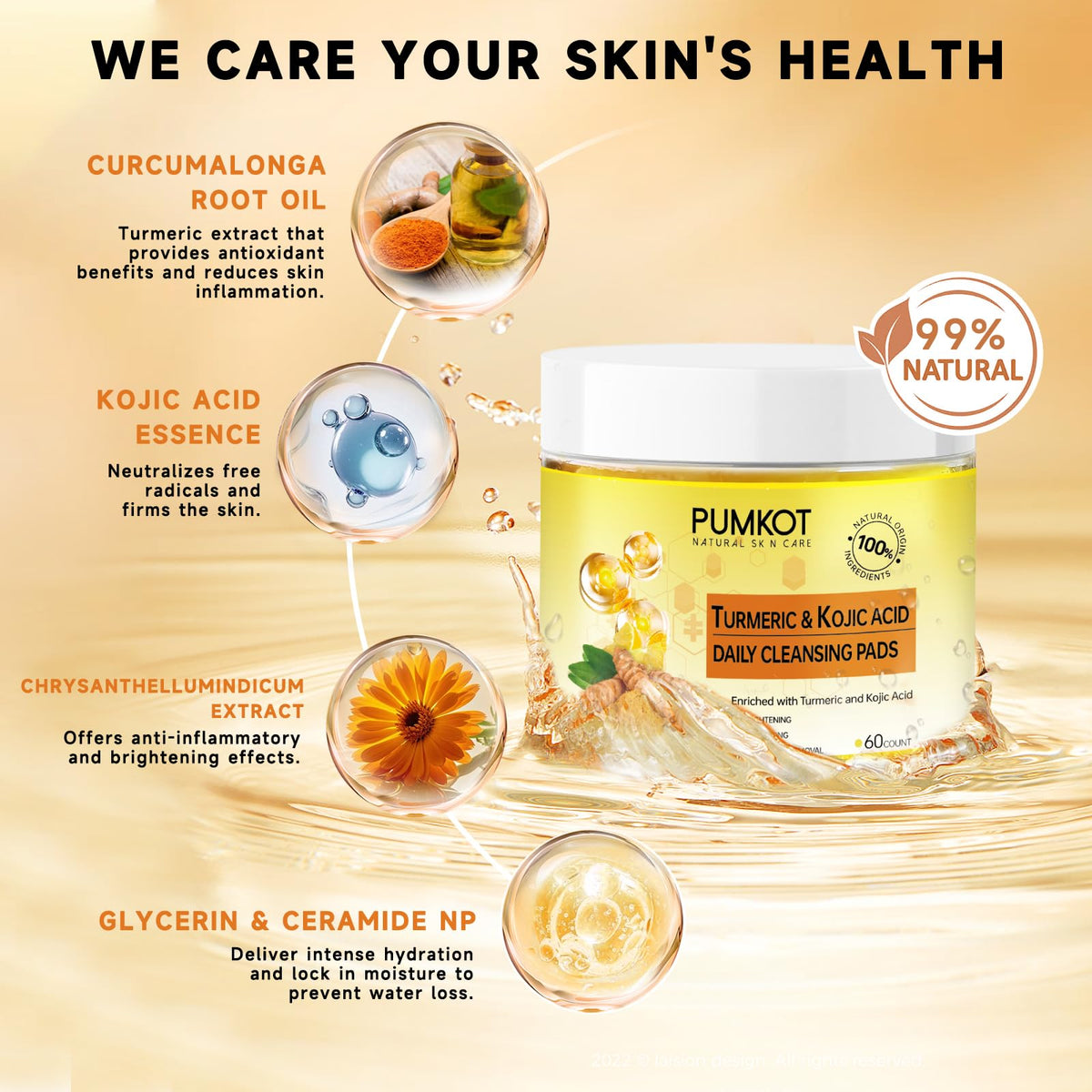 Pumkot close-up pad texture highlighting gentle exfoliation benefit
