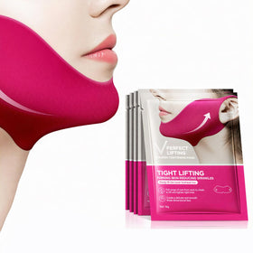 punkten front packaging showing 5-piece V line mask and benefits
