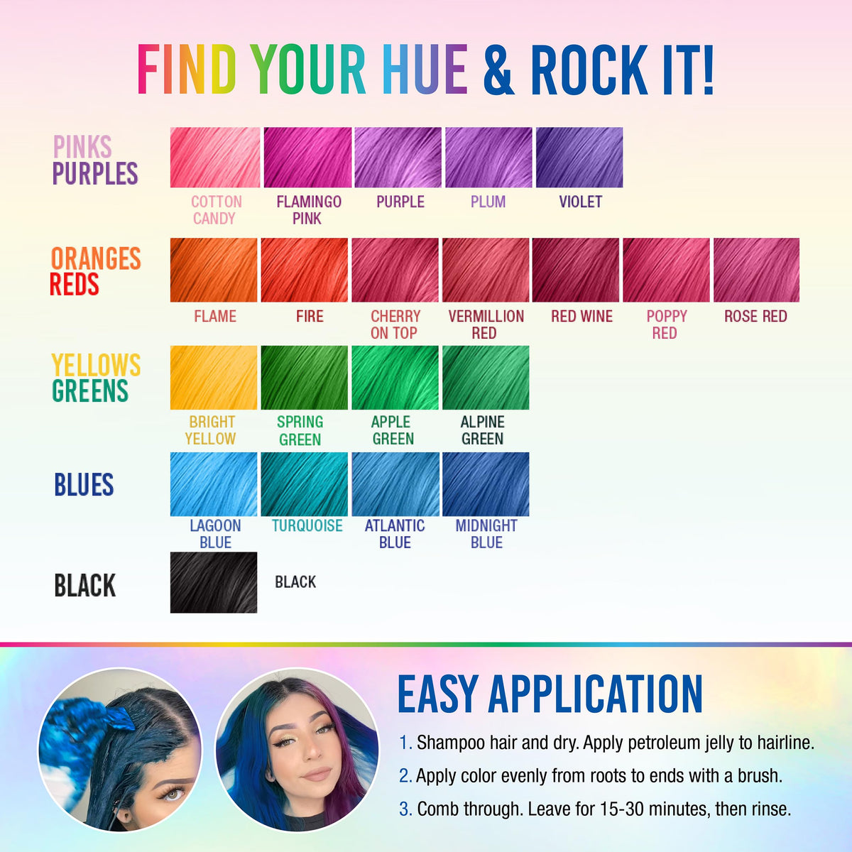Punky styled hair in lifestyle setting showcasing bold blue color and confidence