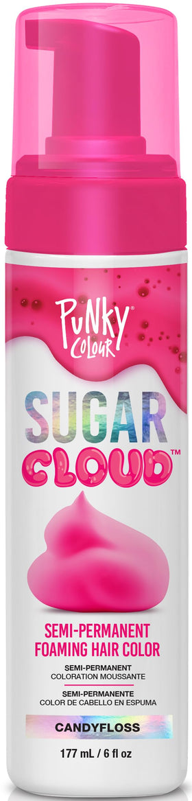 Punky Candyfloss front packaging showing vibrant raspberry-pink shade and easy foam format