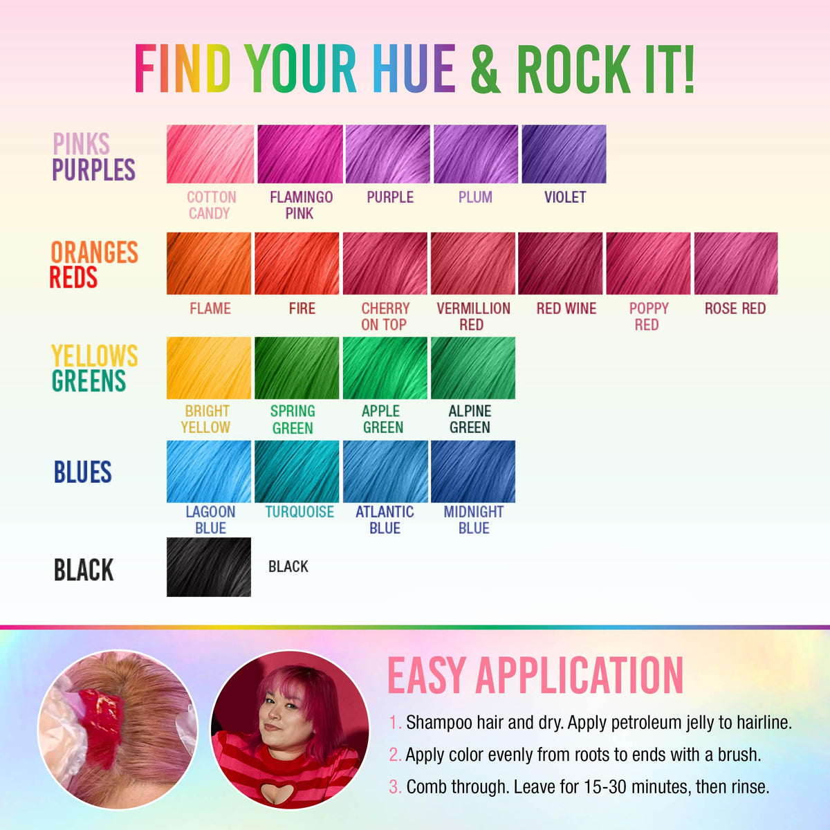 Punky lifestyle hair outdoors showing cotton candy pink color and eye-catching style