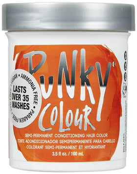 Punky front packaging showing bold orange shade and vegan label benefits