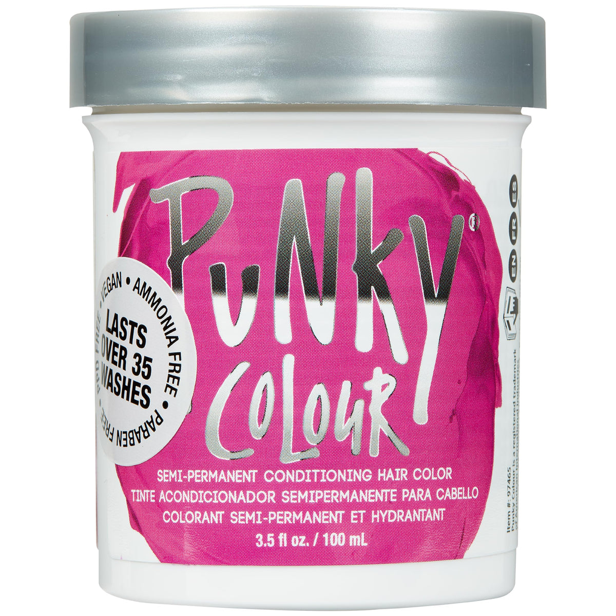 Punky Flamingo Pink front packaging showing bright pink dye benefits