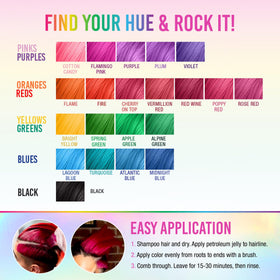 Punky Flamingo Pink blended into ombré showing multi-tonal styling options