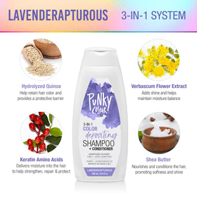 Punky Lavenderapturous creamy texture swirled demonstrating smooth application
