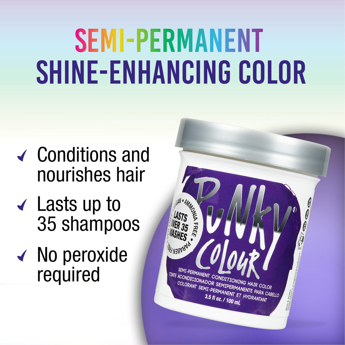 Punky cream texture close-up highlighting smooth, conditioning formula