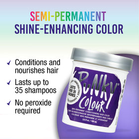 Punky cream texture close-up highlighting smooth, conditioning formula