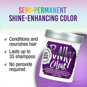 Punky texture close-up of cream formula, highlights conditioning smoothness