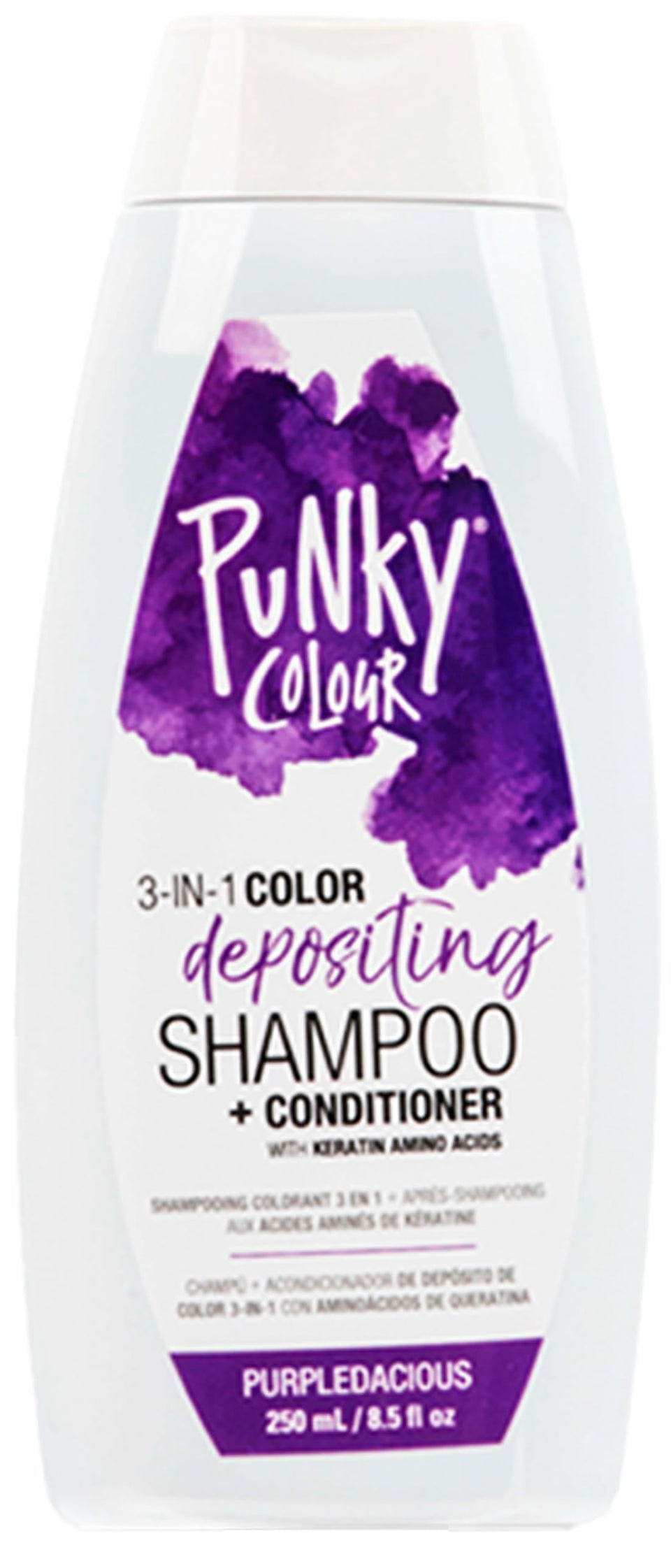 Punky front packaging showing product and vibrant purple color benefits
