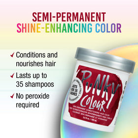 Punky cream texture close-up highlighting smooth conditioning formula benefit
