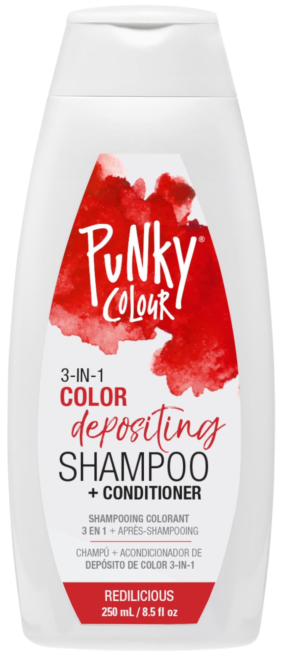 Punky Redilicious front packaging showing product and volume for color refresh