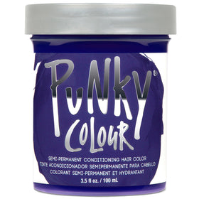 Punky violet front bottle showing product label and size, clear ingredient view benefits