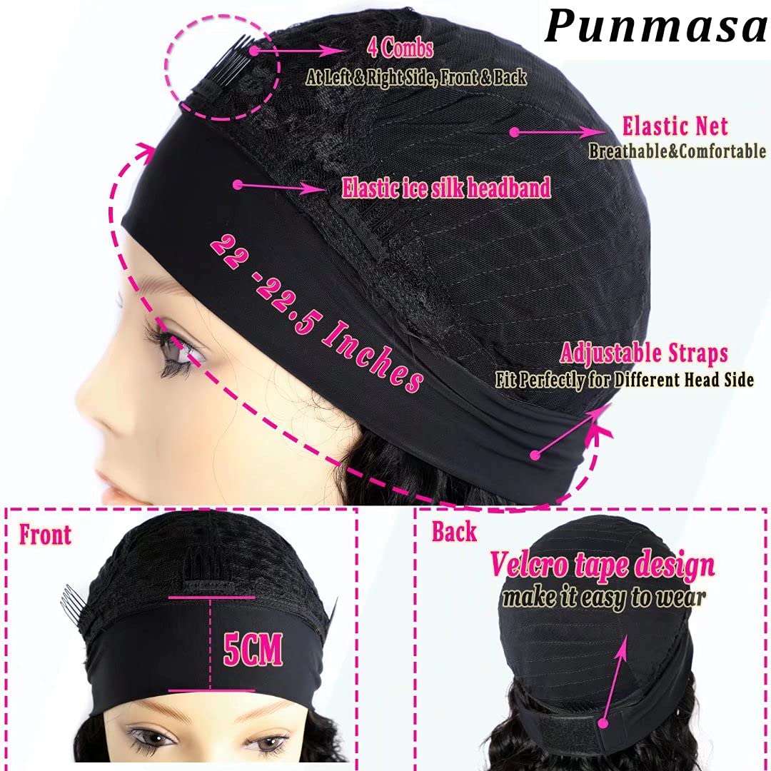 Punmasa side profile on model showing realistic drape and styling benefit