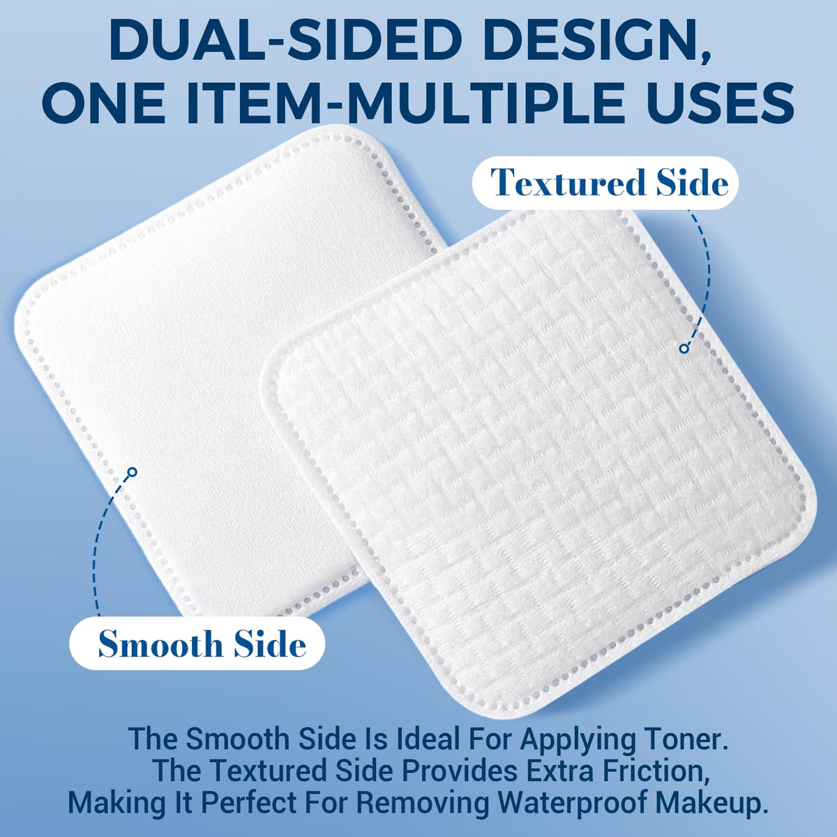 PUPUPE dual-sided pad showing smooth and textured surfaces for versatility