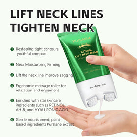 PUQIANNA spread across décolletage improving skin texture
