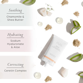 PÜR MINERALS being applied with fingers for effortless morning use