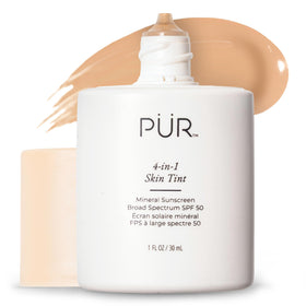 PÜR MINERALS front packaging in Linen showing SPF and clean design benefits