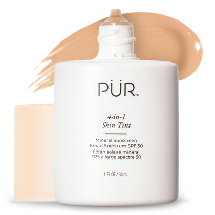 PÜR MINERALS front packaging in Linen showing SPF and clean design benefits