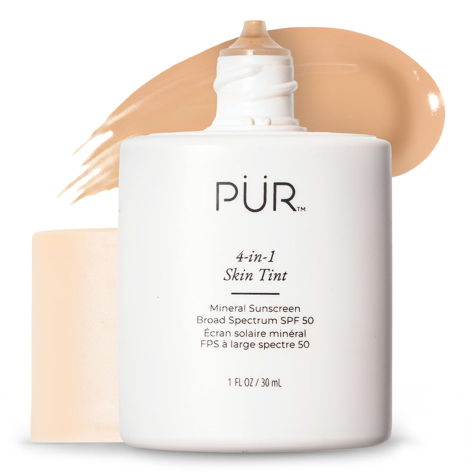 PÜR MINERALS front packaging in Linen showing SPF and clean design benefits