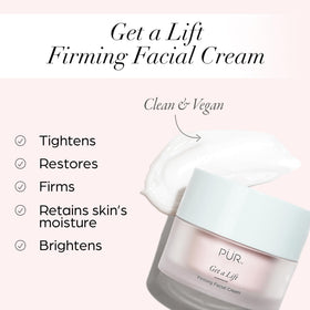 PÜR MINERALS cream texture close-up highlighting lightweight absorption