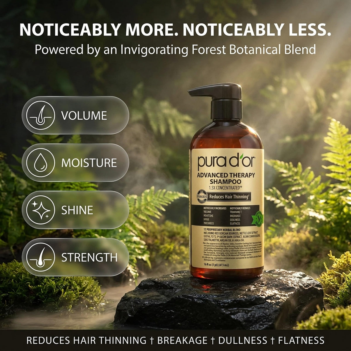 PURA D'OR aloe vera gel texture showing soothing scalp hydration