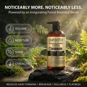 PURA D'OR aloe vera gel texture showing soothing scalp hydration