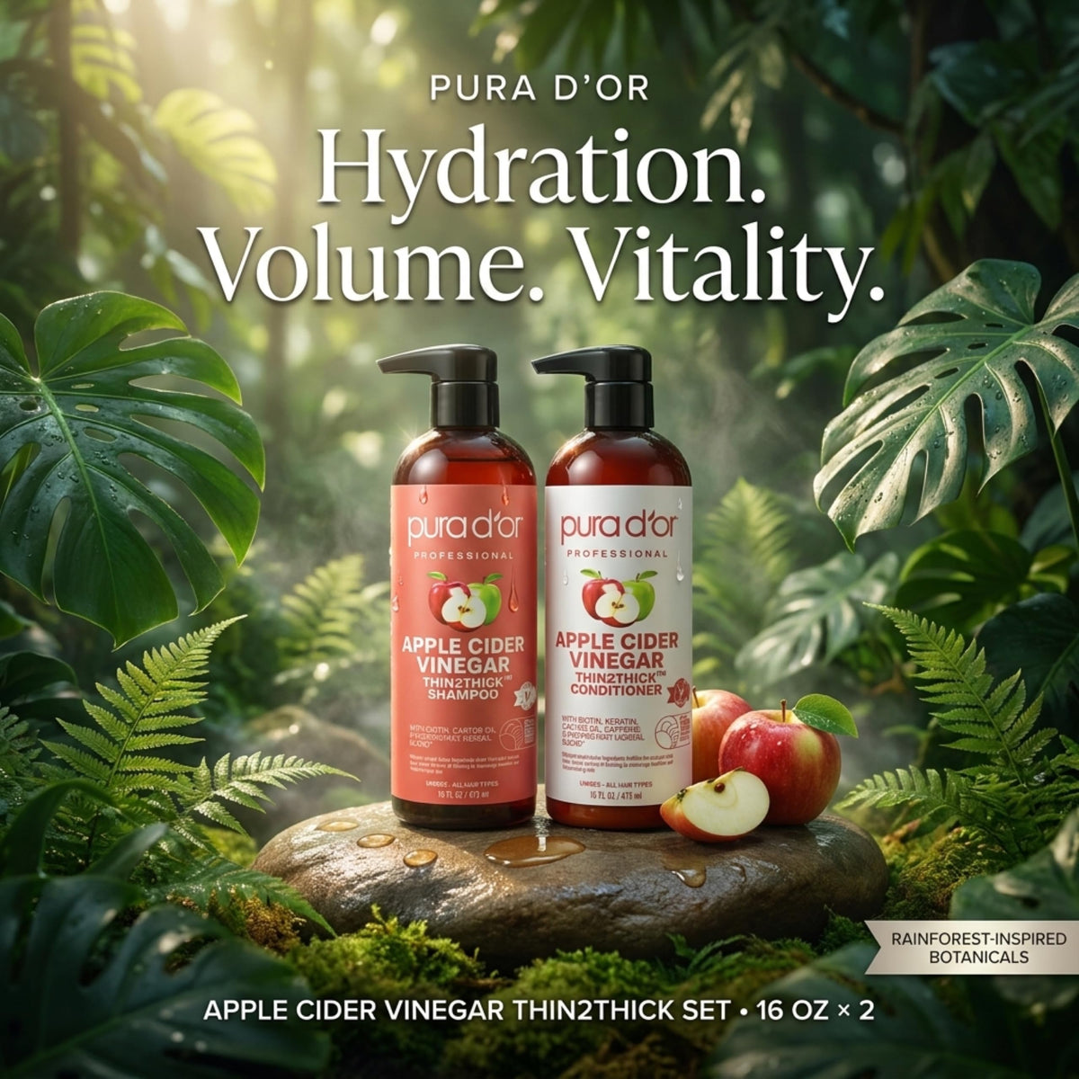 PURA D'OR shampoo lather texture demonstrating clarifying foam and gentle cleanse