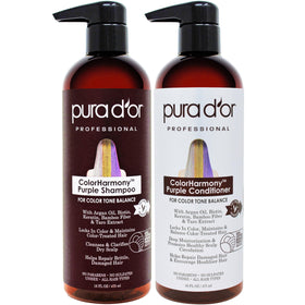PURA D'OR front packaging showing ColorHarmony duo and benefits