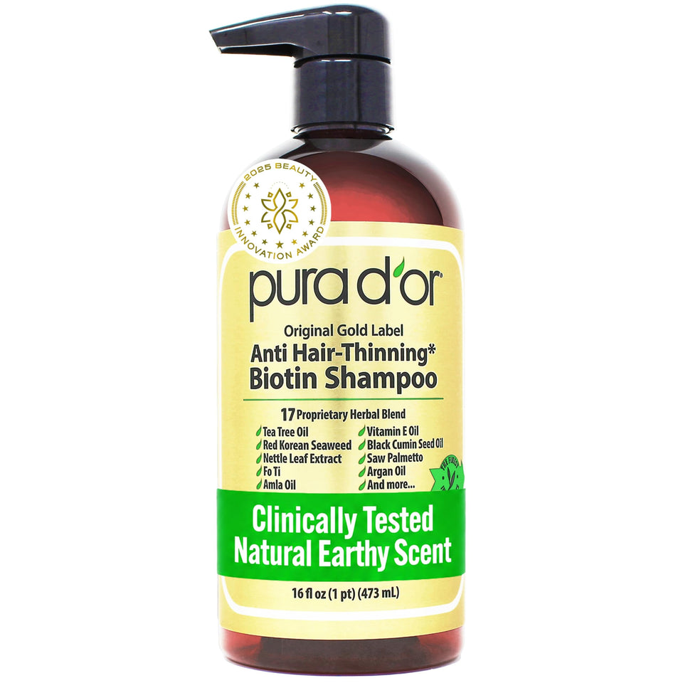 PURA D'OR front packaging showing clean design and product benefit