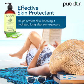 PURA D'OR used on wet hair for smoother, more manageable strands benefit