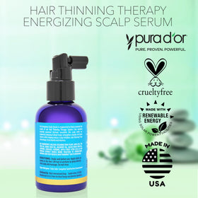 PURA D'OR bottle staged in bathroom to show daily routine benefit