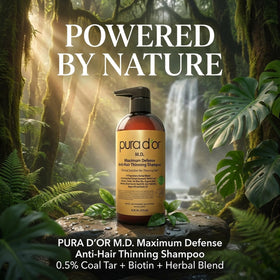 PURA D'OR close-up gel texture demonstrating a moisturizing consistency