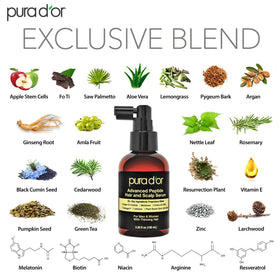 PURA D'OR dropper dispensing lightweight serum texture for easy absorption