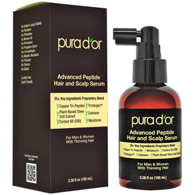 PURA D'OR front bottle view showing clean design and product benefit