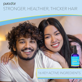PURA D'OR serum texture on hand highlighting lightweight absorption