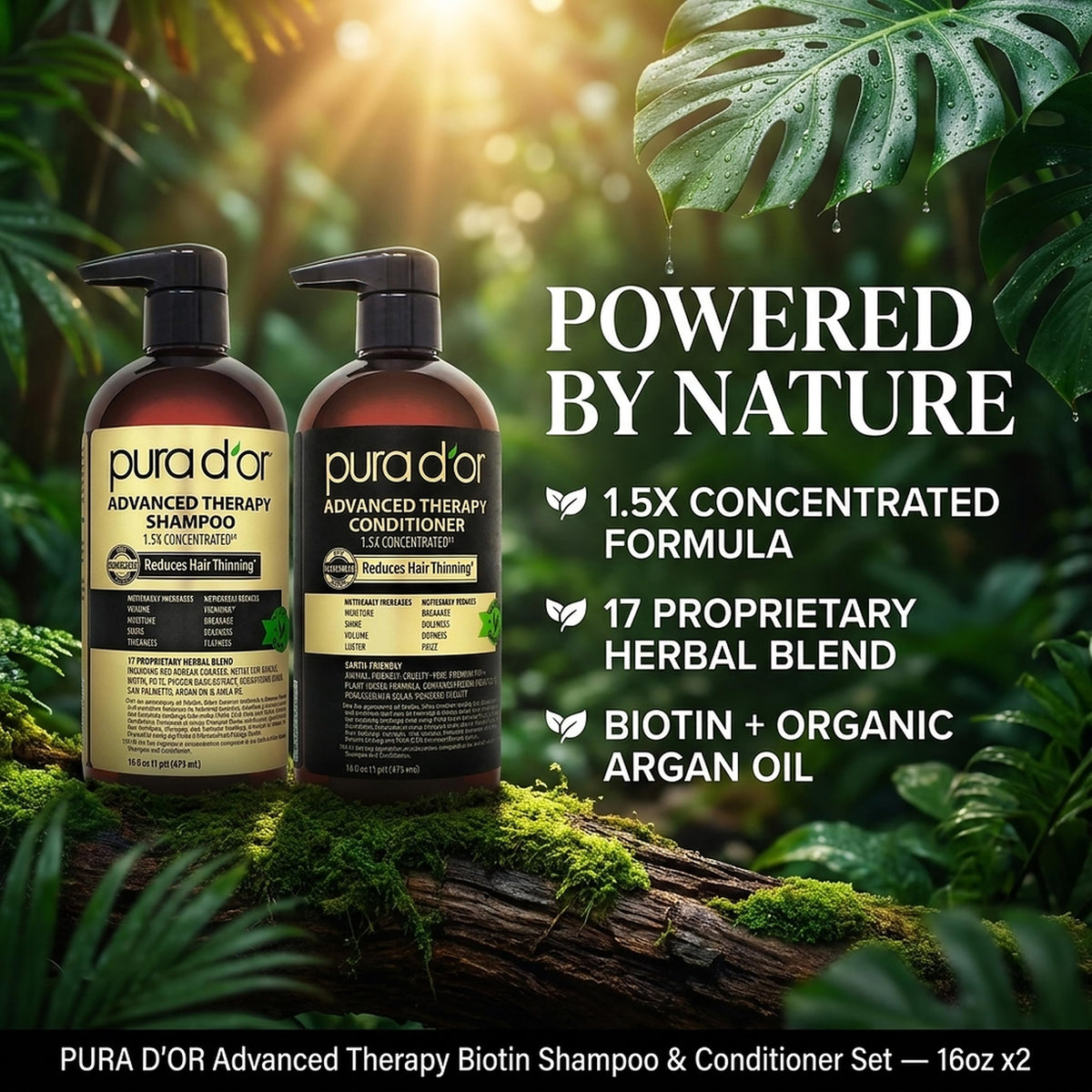 PURA D'OR shampoo texture lather demonstrating gentle, sulfate-free cleansing