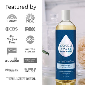 Puracy Awake ingredient label view highlighting plant-derived formula