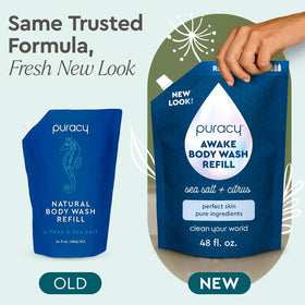 Puracy rich lather close-up demonstrating gentle cleansing and soft skin feel