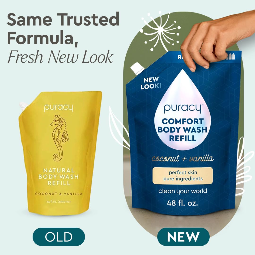 puracy creamy lather texture demonstrating gentle moisturizing cleansing