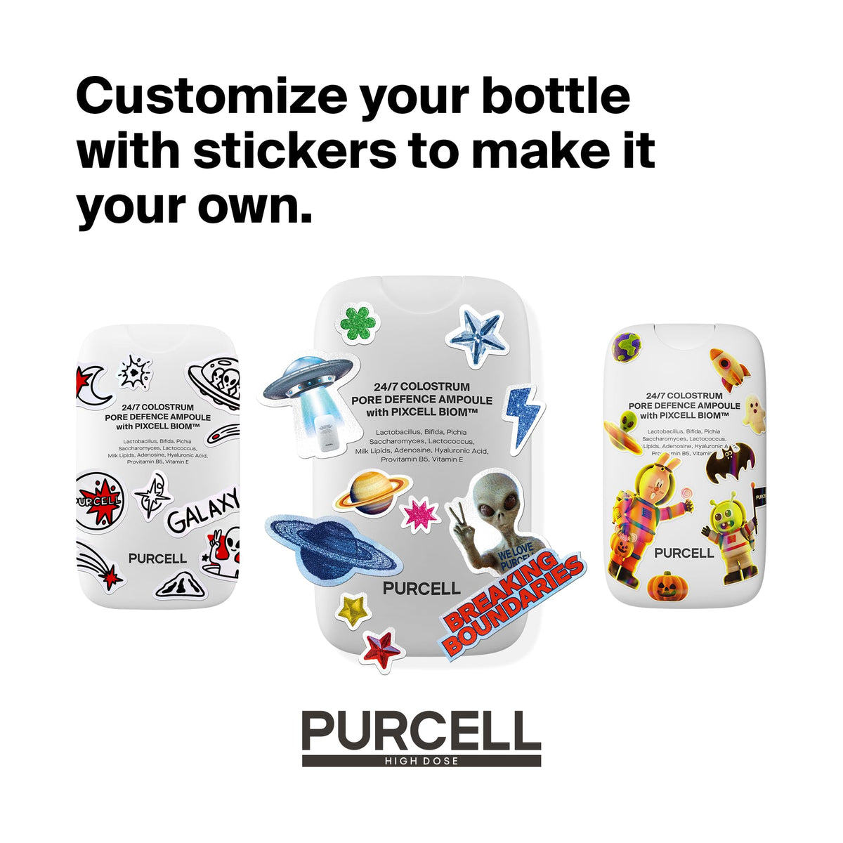PURCELL lifestyle bag shot in a purse context showing everyday portability benefit convenient touch-ups