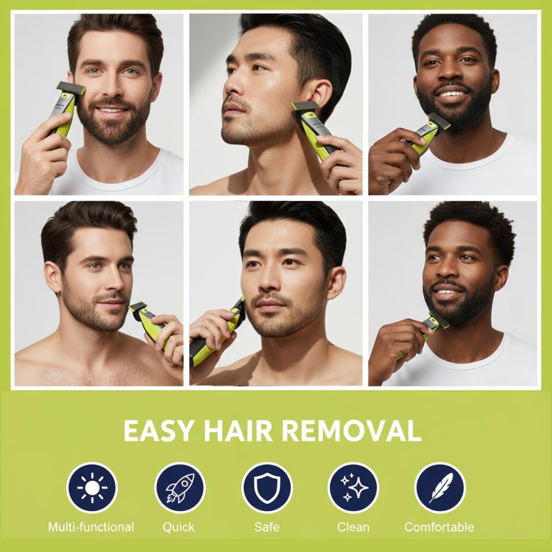 PURCHASE 2 QUICK blade installed in OneBlade profile delivering accurate trimming