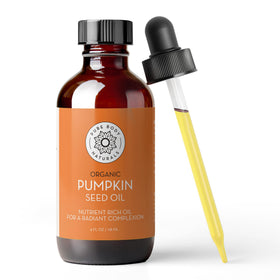 Pure Body Naturals front bottle showing label and amber glass protection benefits