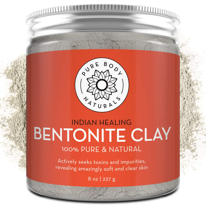 Pure Body Naturals front jar showing label and 8 oz size for DIY skincare
