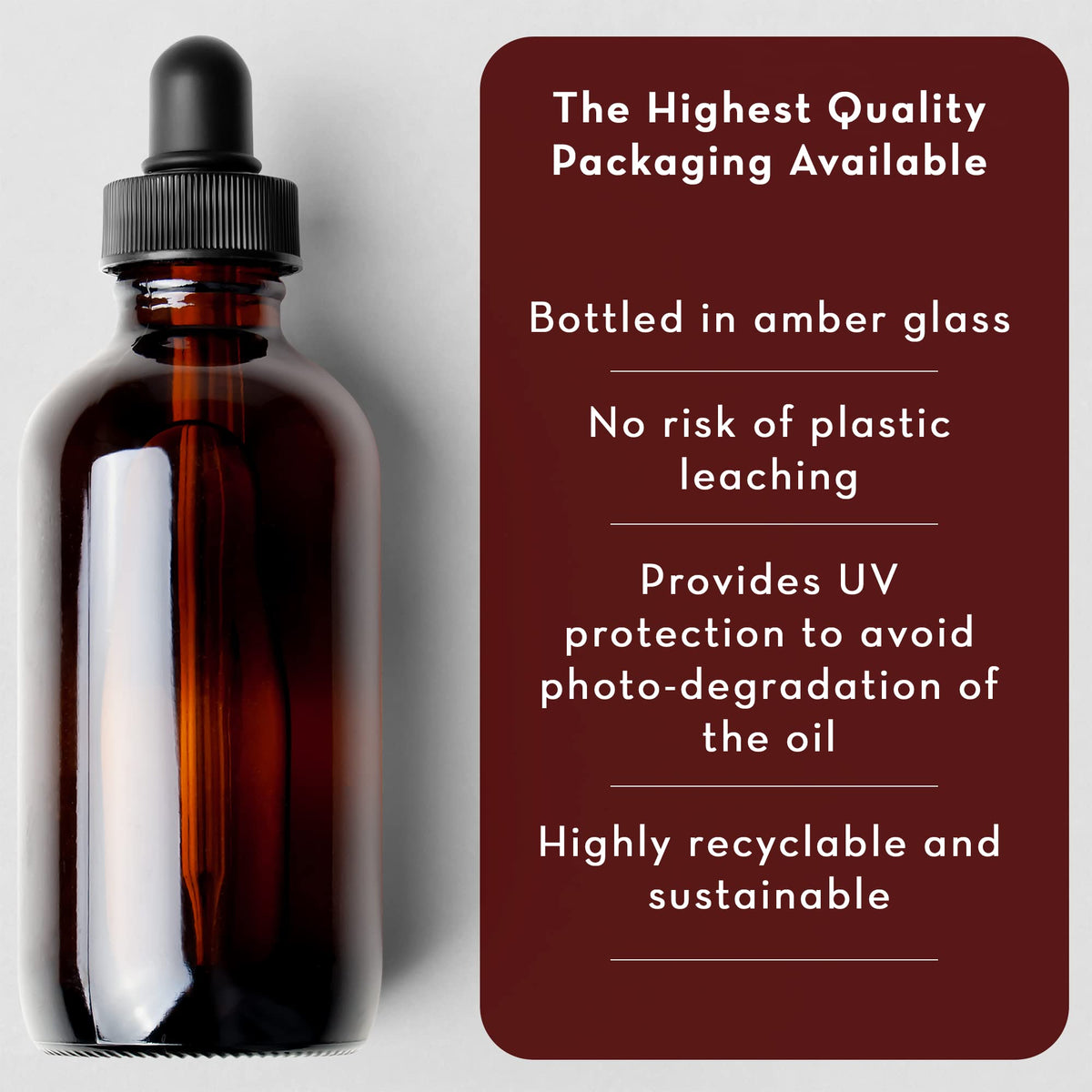 Pure Body Naturals close-up oil texture showing lightweight absorption benefit