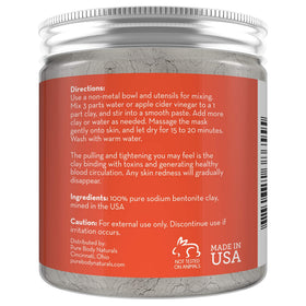 Pure Body Naturals underarm paste applied showing targeted impurity removal