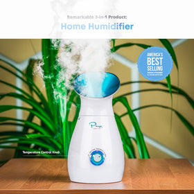 Pure Daily Care NanoSteamer control panel and power cable detail for easy mode selection