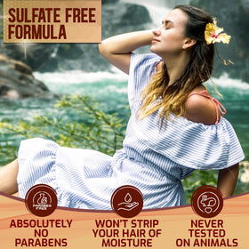 PURE NATURE LUX SPA conditioner cream texture illustrating smooth hydration