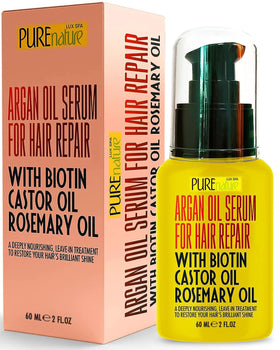 PURE NATURE LUX SPA front bottle showing sleek packaging and easy application benefit
